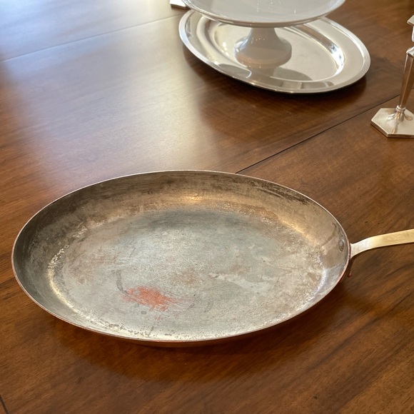 Antique Copper Pan Made in France